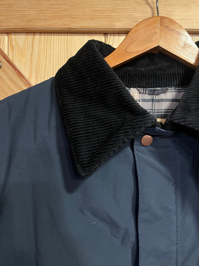 Navy  cordoroy puffer coat