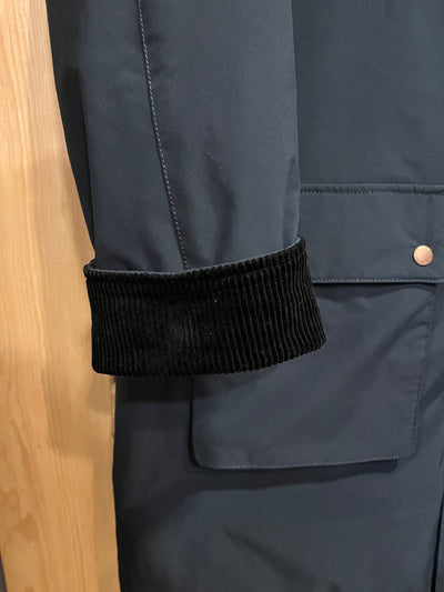 Navy  cordoroy puffer coat