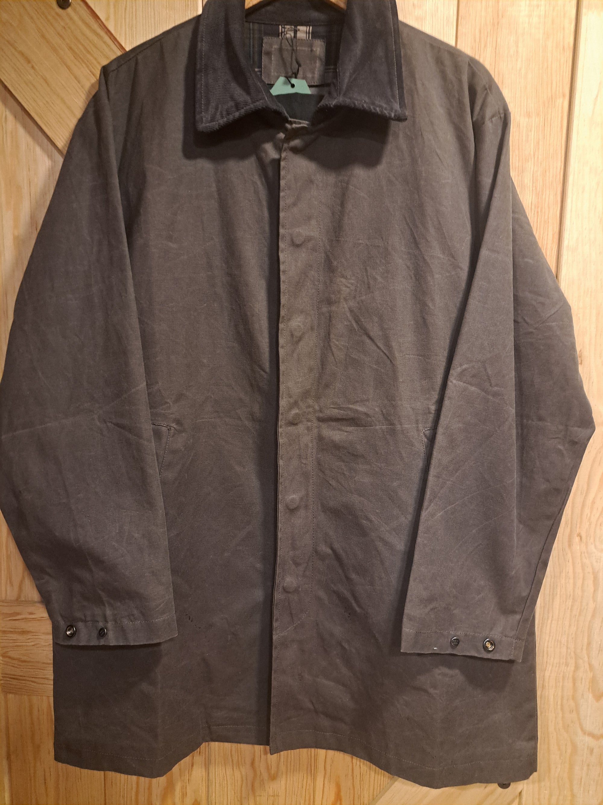 Peacoat Waxed canvas Work Overshirt - Concept Racer