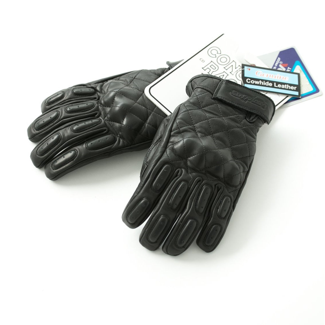 Guantes Negros "The King of Cool" Gloves Black - Concept Racer