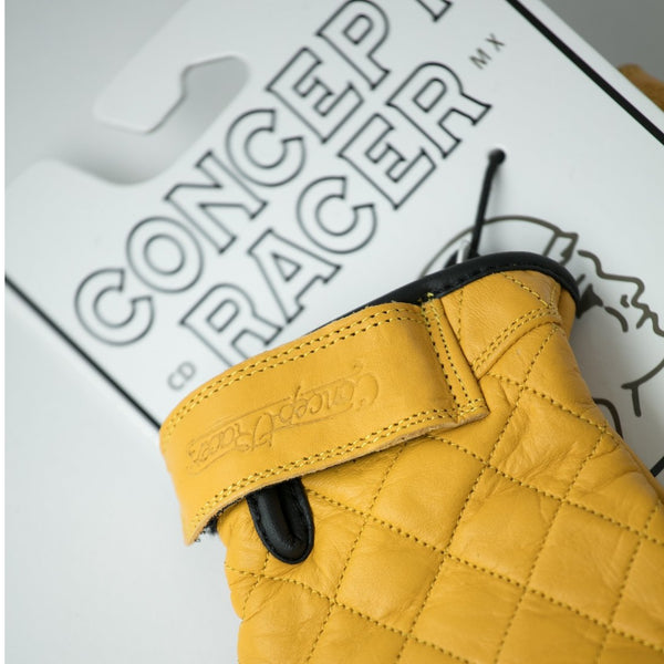 Yellow Waterproof/Breathable gloves - Concept Racer